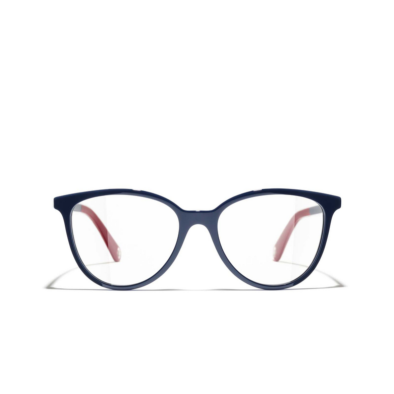 CHANEL butterfly Eyeglasses 1768 dark blue