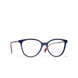 CHANEL butterfly Eyeglasses 1768 dark blue
