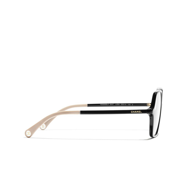 CHANEL square Eyeglasses C534 black