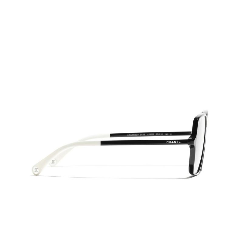 CHANEL square Eyeglasses 1656 black