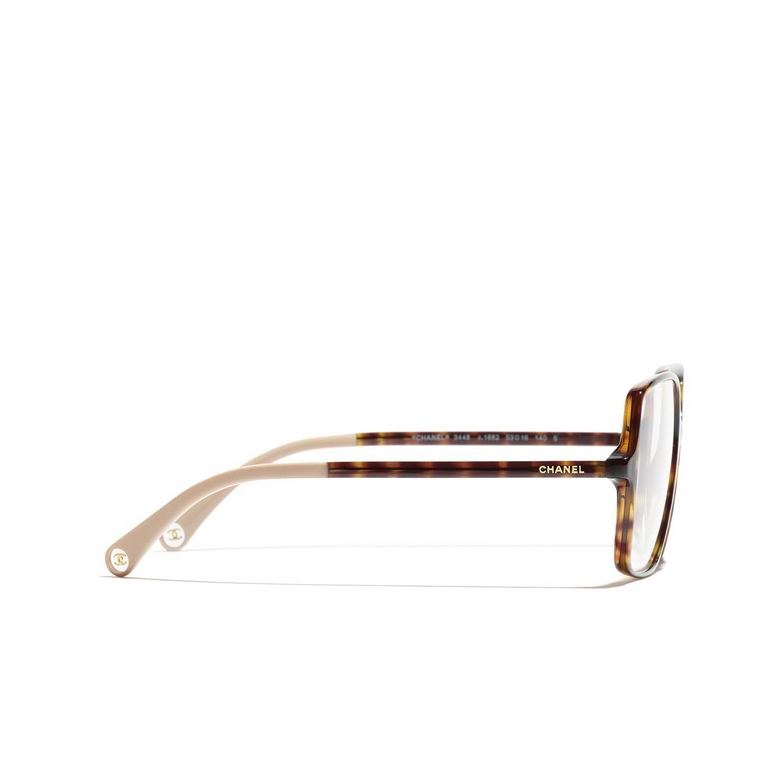 CHANEL square Eyeglasses 1682 havana