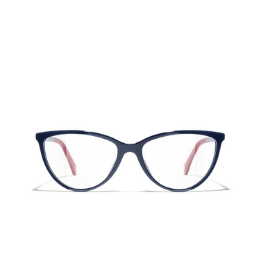 Occhiali cat eye CHANEL da vista 1768 dark blue - frontale