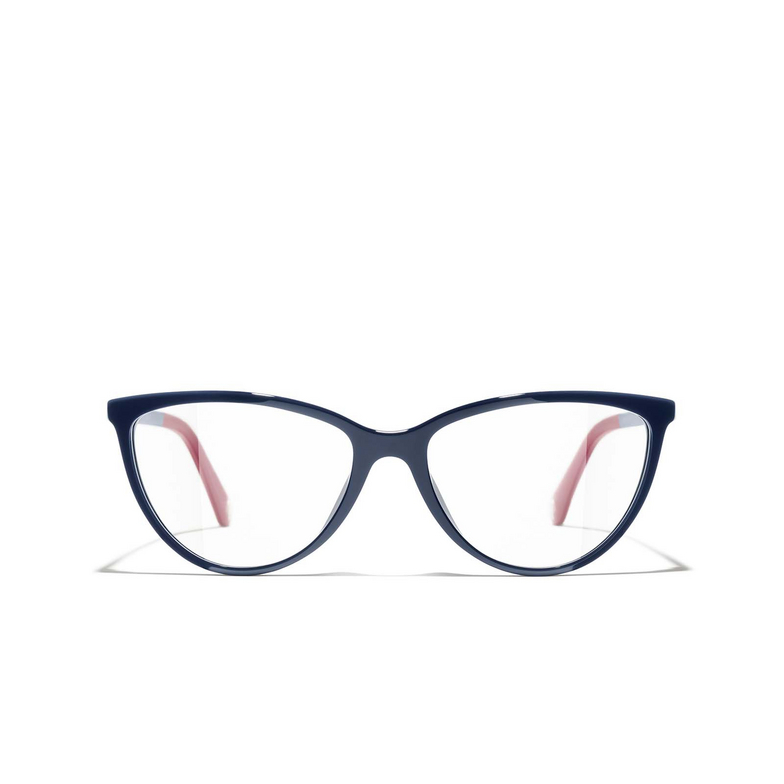 CHANEL cateye Eyeglasses 1768 dark blue