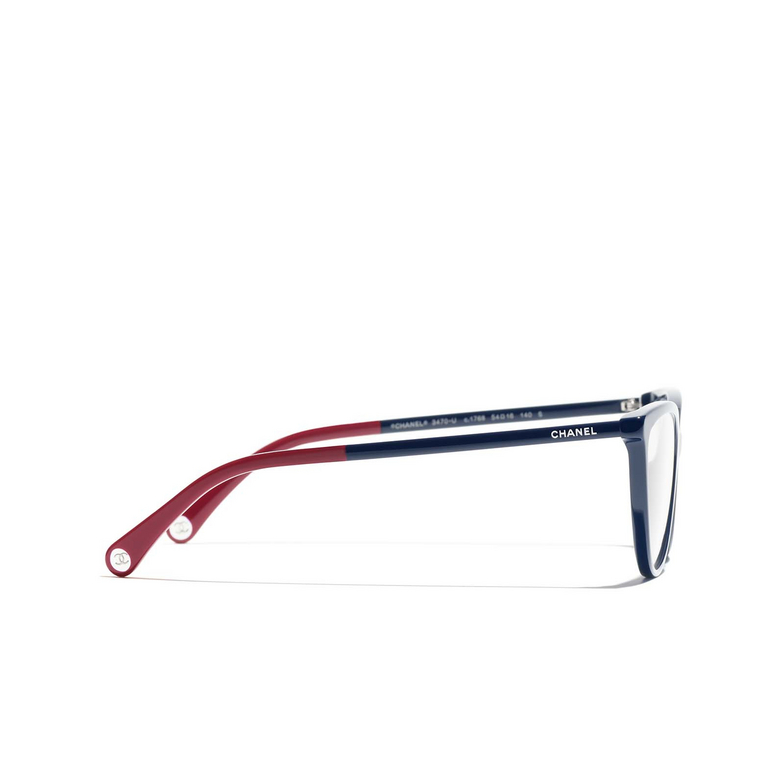 CHANEL cateye Eyeglasses 1768 dark blue