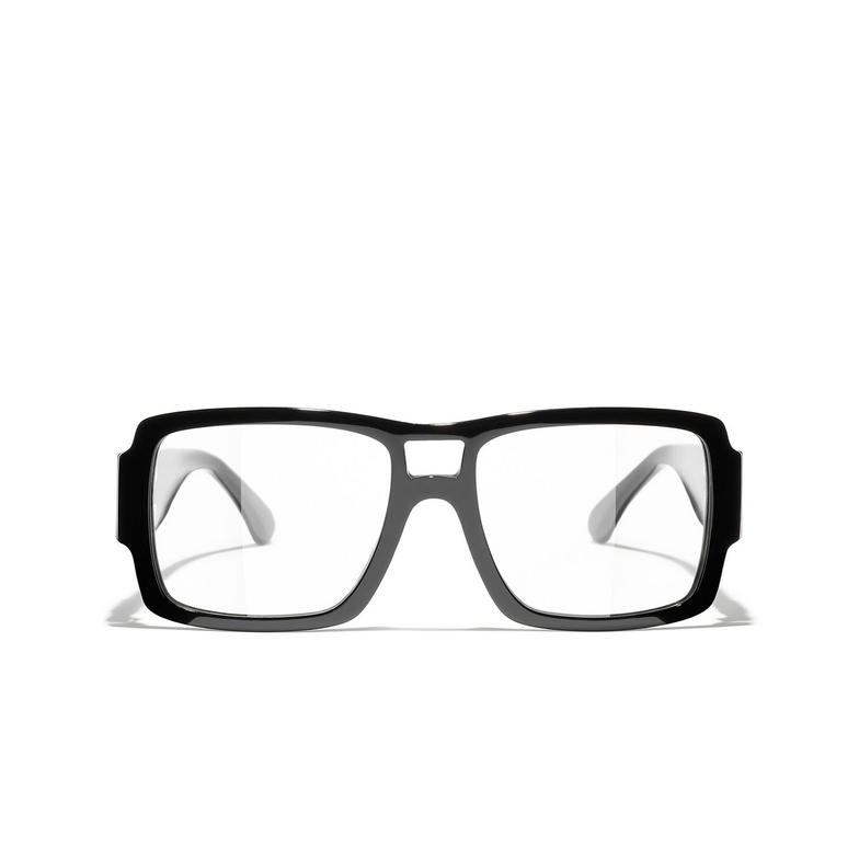 CHANEL square Eyeglasses 1403 black