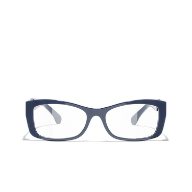 CHANEL cateye Eyeglasses 1725 blue vendome - front view