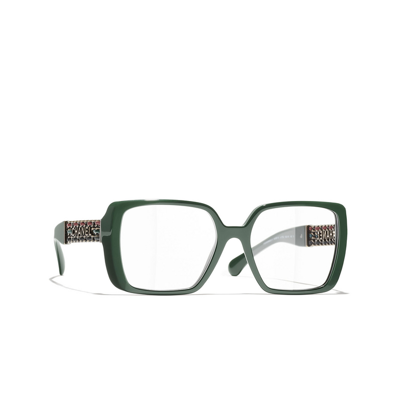 CHANEL quadratische Korrekturfassung 1702 dark green