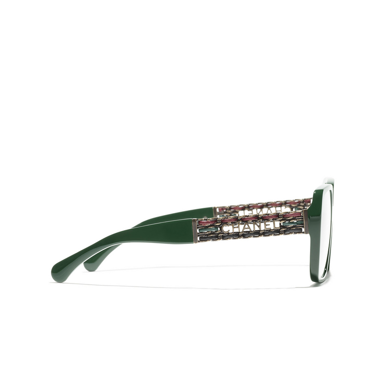 Occhiali quadrati CHANEL da vista 1702 dark green