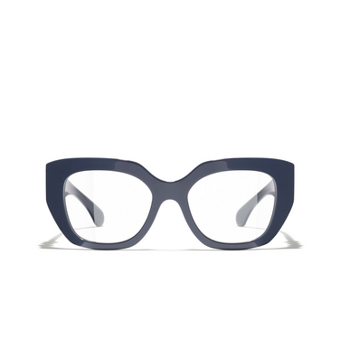 CHANEL cateye Eyeglasses 1725 duck blue - front view