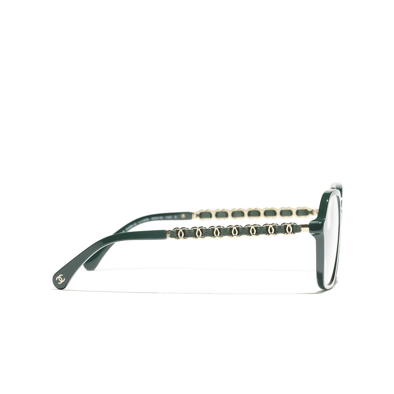CHANEL square Eyeglasses 1459 green vendome