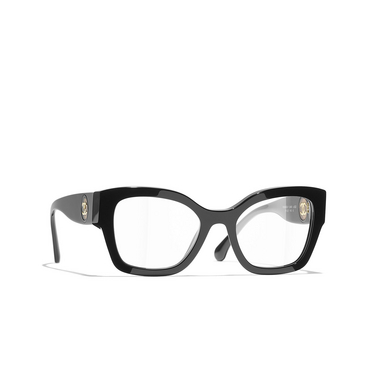 Occhiali a farfalla CHANEL da vista C622 black - tre quarti