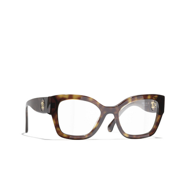 CHANEL butterfly Eyeglasses C714 dark havana
