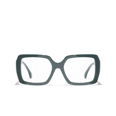 CHANEL square Eyeglasses 1459 green vendome - front view