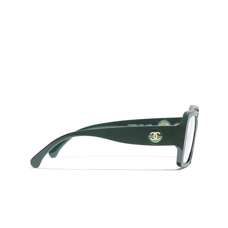 CHANEL square Eyeglasses 1459 green vendome