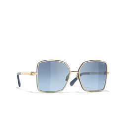 CHANEL square Sunglasses C125S2 gold