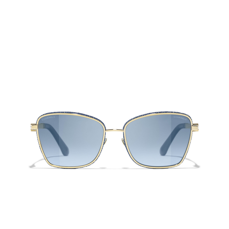 CHANEL square Sunglasses C125S2 gold