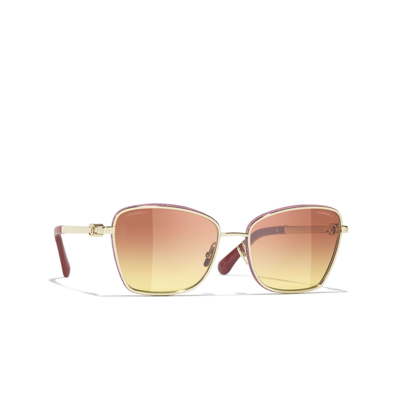 Gafas de sol cuadradas CHANEL C41814 pale gold