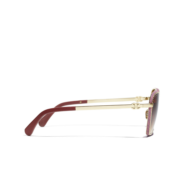 Gafas de sol cuadradas CHANEL C41814 pale gold