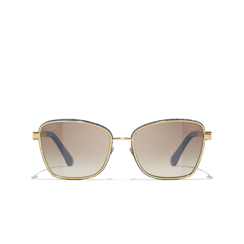 CHANEL quadratische sonnenbrille C488S9 amber gold