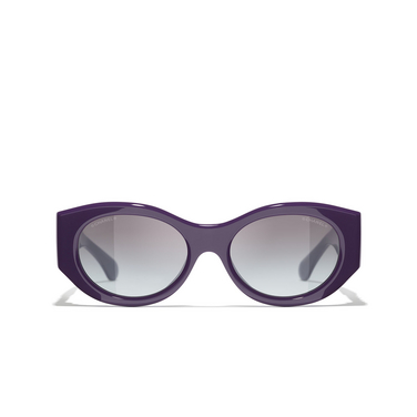 CHANEL ovale sonnenbrille 1758S6 purple - Vorderansicht