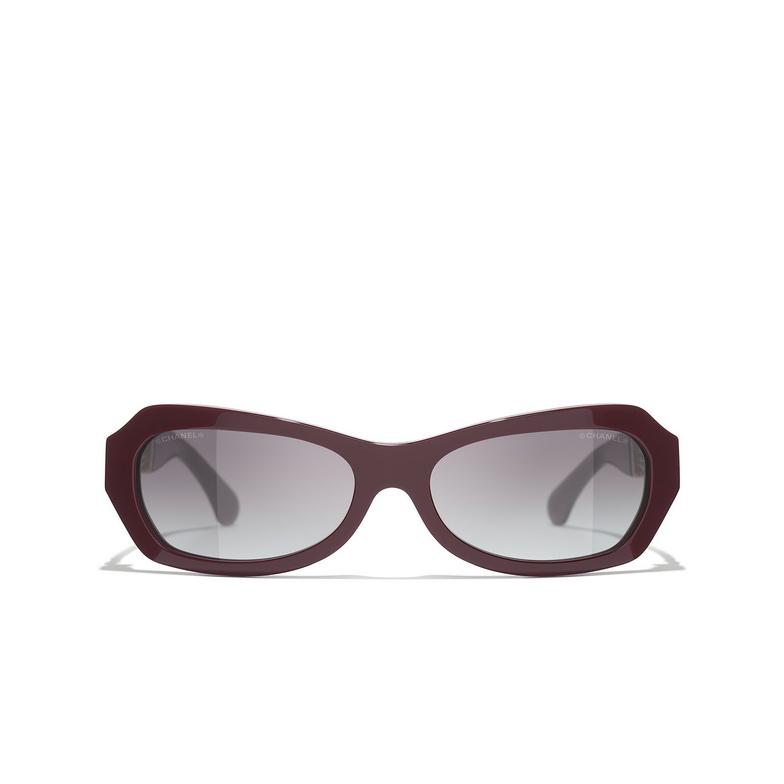 CHANEL ovale sonnenbrille 1461S6 aubergine