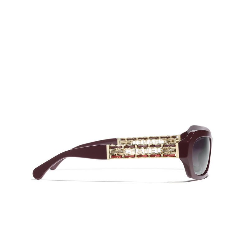 CHANEL oval Sunglasses 1461S6 aubergine