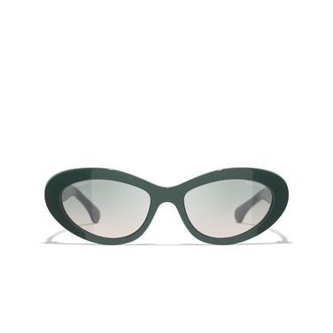 Solaires oeil de chat CHANEL 1459S3 green vendome - Vue de face