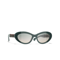 Occhiali cat eye CHANEL da sole 1459S3 green vendome