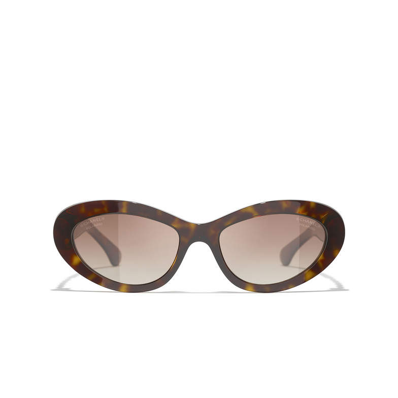 Gafas de sol ojo de gato CHANEL C714S9 dark havana