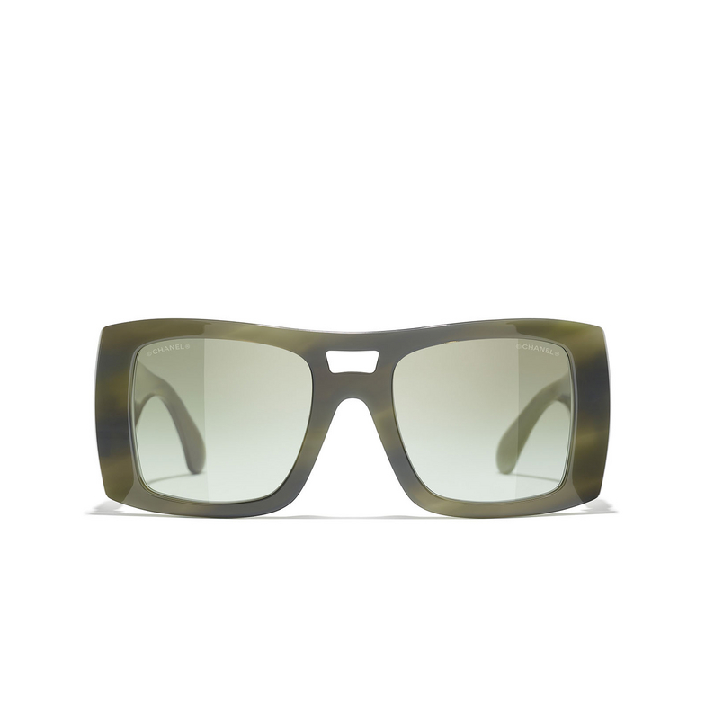 Solaires carrées CHANEL 1796S3 striped green