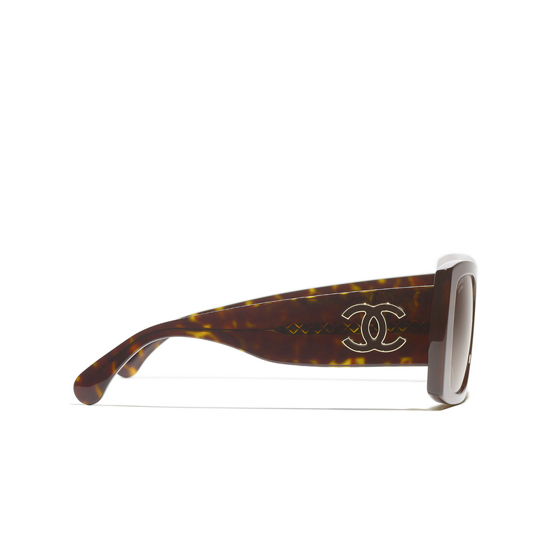 CHANEL quadratische sonnenbrille C714S9 dark havana