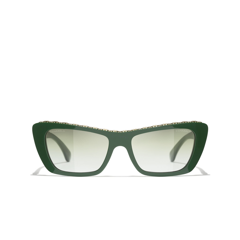 Occhiali a farfalla CHANEL da sole 1702E1 dark green