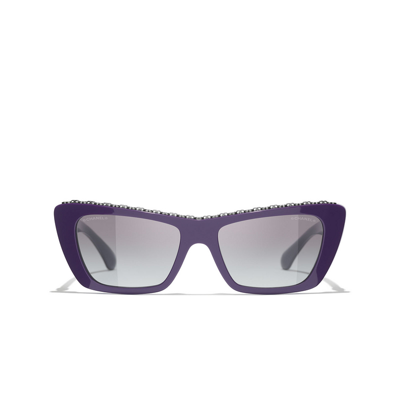 CHANEL Schmetterlingsförmige sonnenbrille 175811 purple