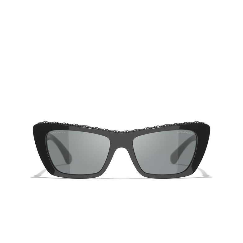 CHANEL Schmetterlingsförmige sonnenbrille C888S4 black