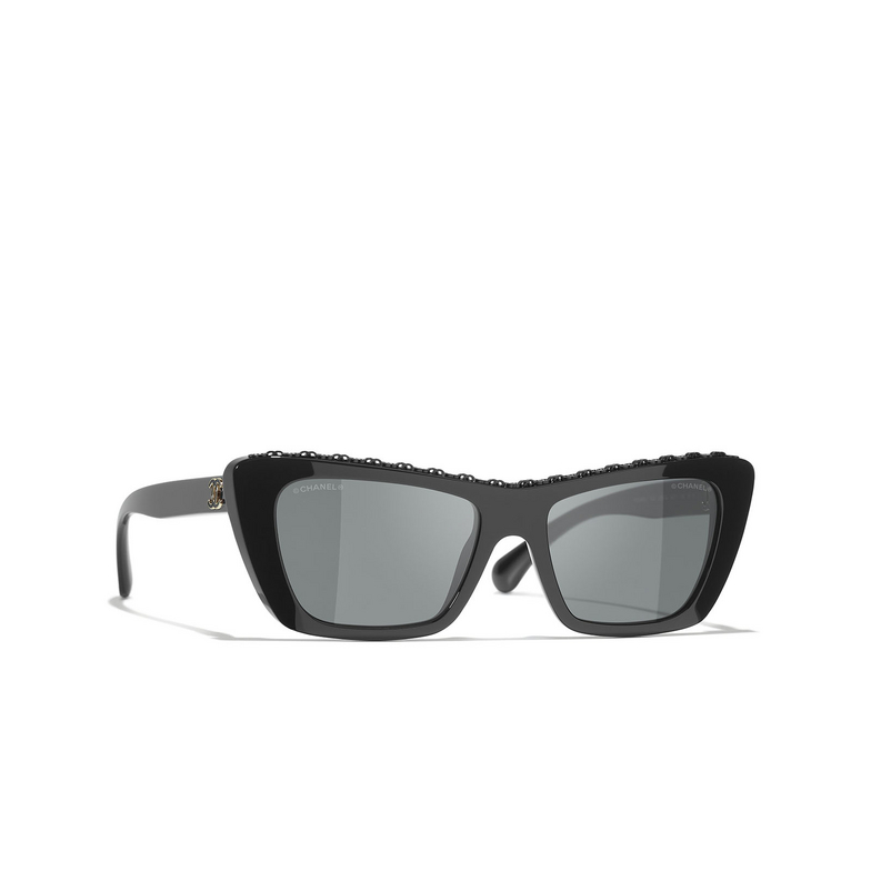 CHANEL Schmetterlingsförmige sonnenbrille C888S4 black