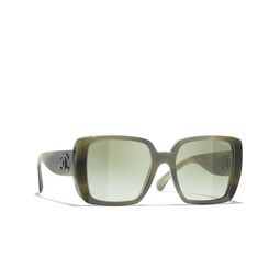 Solaires carrées CHANEL 1796S3 striped green