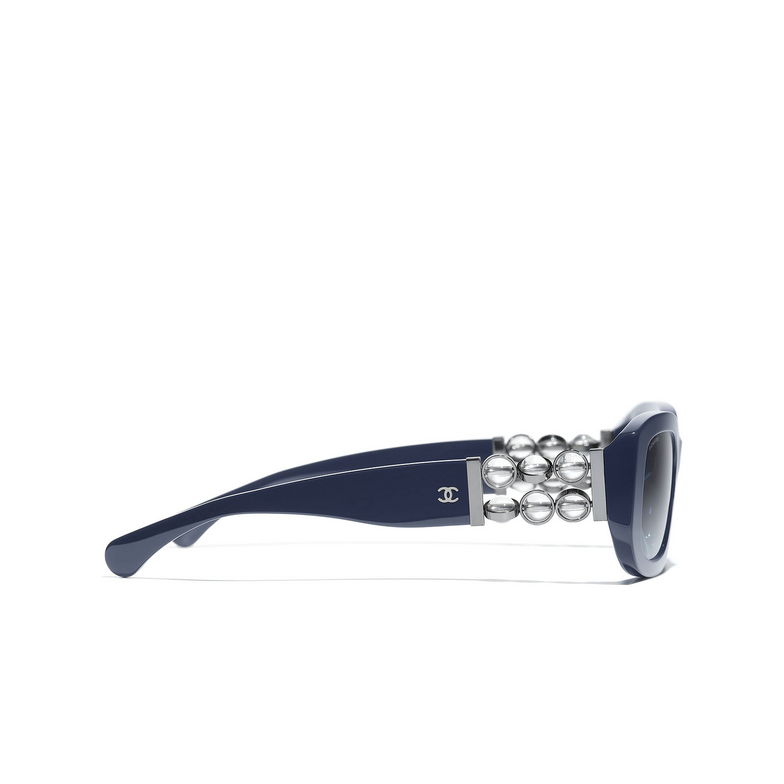 CHANEL rectangle Sunglasses 1462S2 dark blue