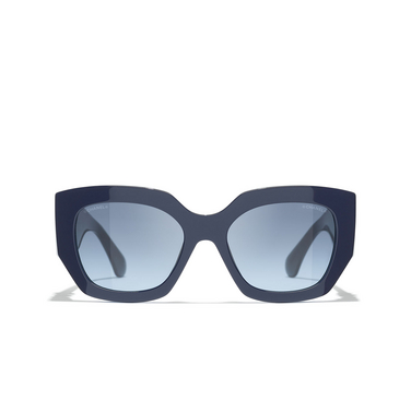 CHANEL Katzenaugenförmige sonnenbrille 1462S2 dark blue - Vorderansicht