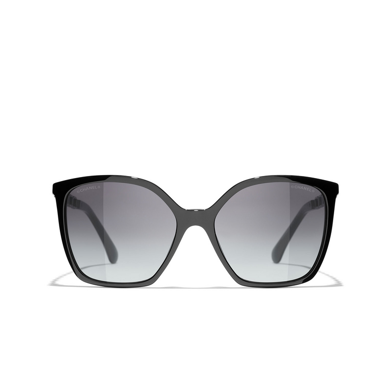 CHANEL quadratische sonnenbrille 1608S6 black