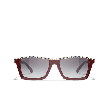 CHANEL rechteckige sonnenbrille 1792S6 burgundy - Vorderansicht