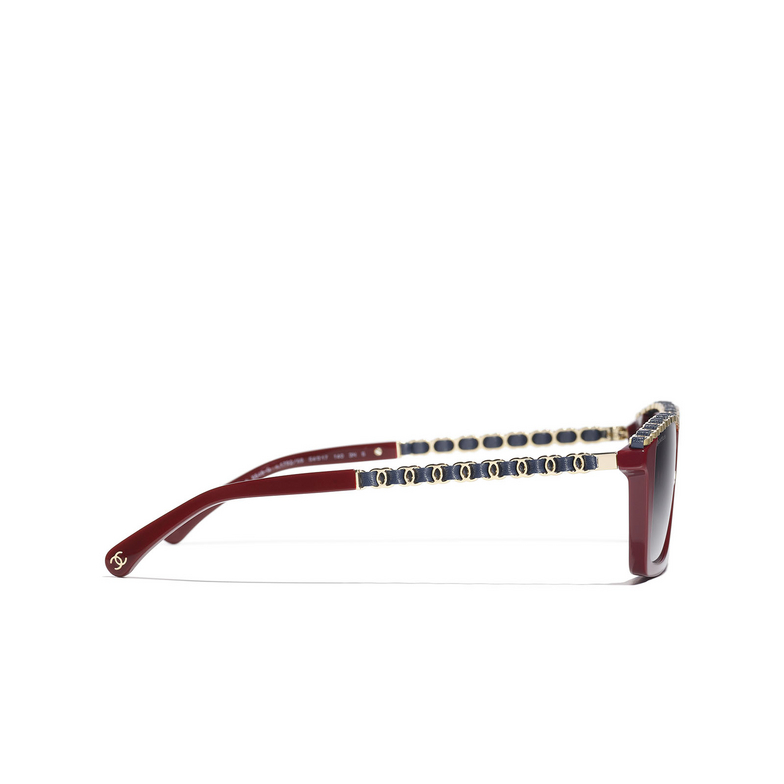 CHANEL rectangle Sunglasses 1792S6 burgundy