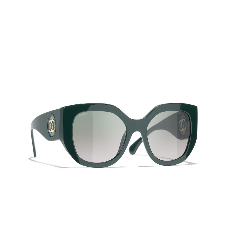 CHANEL Schmetterlingsförmige sonnenbrille 1459S3 green vendome