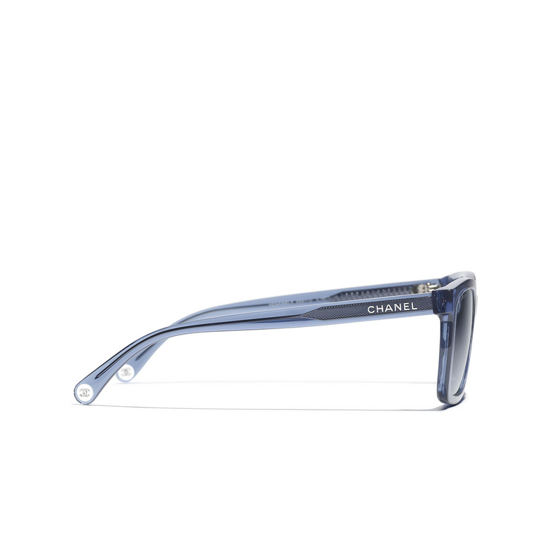 CHANEL rectangle Sunglasses 180956 crystal blue