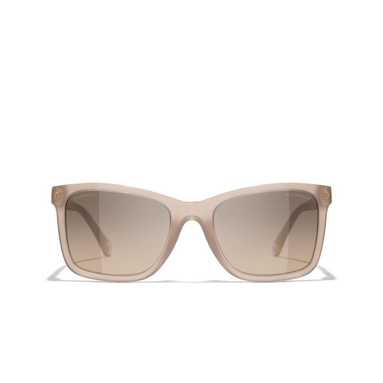CHANEL rectangle Sunglasses 181243 rose opaline
