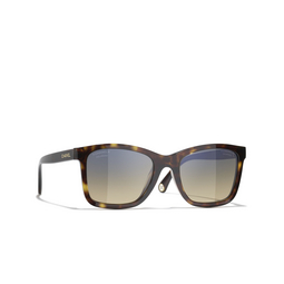 Gafas de sol rectangulares CHANEL C714W1 dark havana