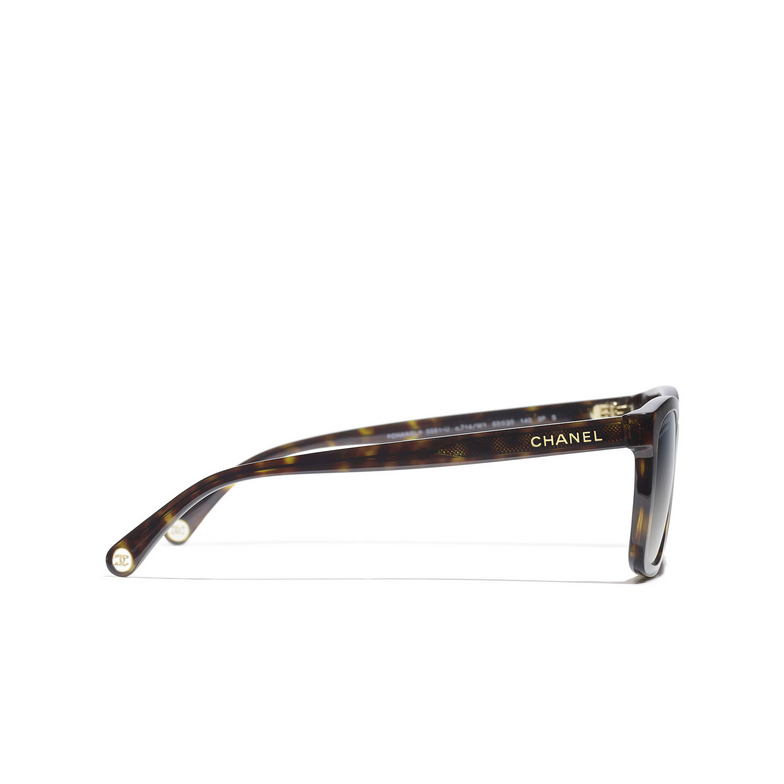 Gafas de sol rectangulares CHANEL C714W1 dark havana