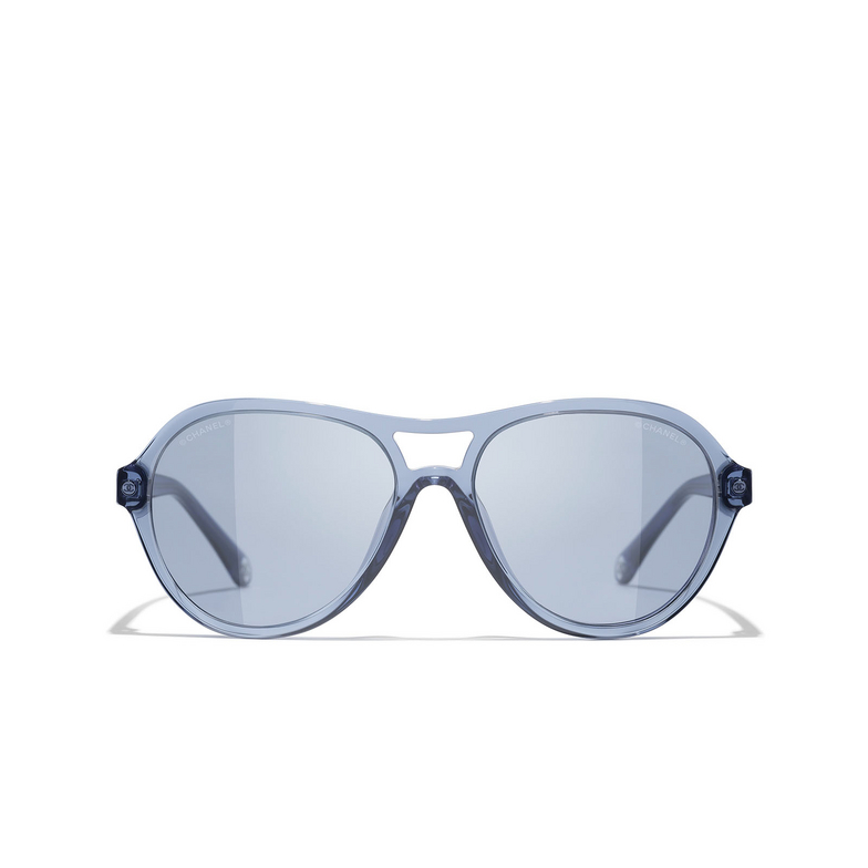 CHANEL pilot Sunglasses 180956 crystal blue