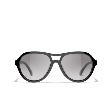 Gafas de sol piloto CHANEL C501M3 black - Vista delantera