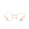 Chloé CH0021O round Eyeglasses 002 red - product thumbnail 1/4