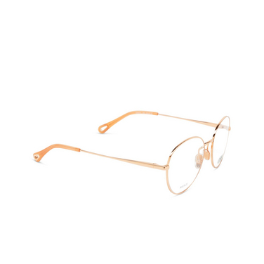 Chloé CH0021O round Eyeglasses 002 red - three-quarters view